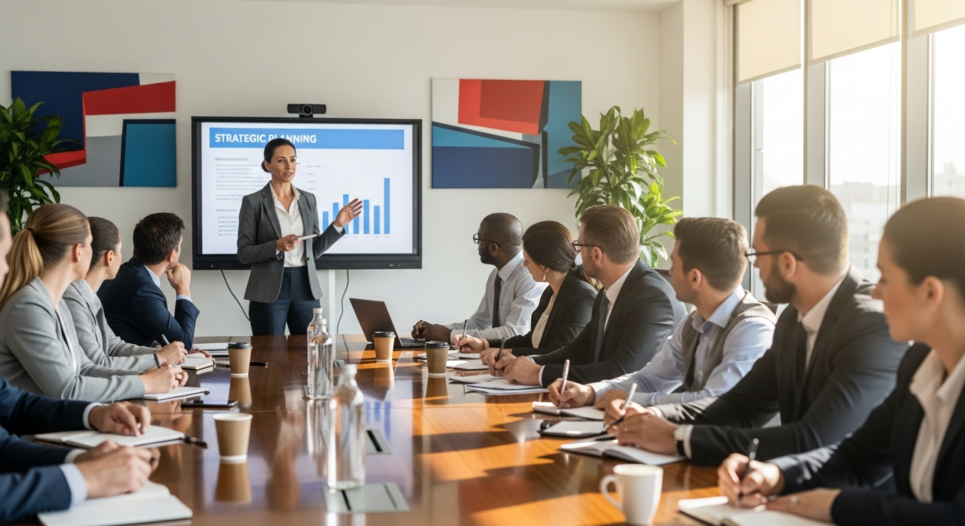 Professional AI training workshop